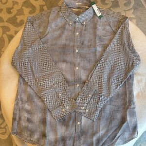 NWT Classic Blue and White Checkered Men's Shirt Hawker Rye by STITCH FIX